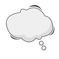 cloud  comic book bubble illustration vector