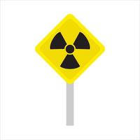 radiation board illustration vector