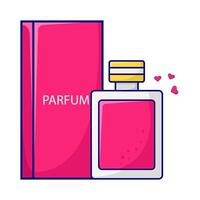 ilustración de perfume vector