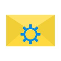 setting with email illustration vector