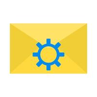 setting with email illustration vector