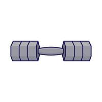 Illustration of barbell vector