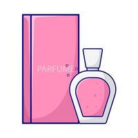 ilustración de perfume vector