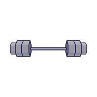 Illustration of barbell vector