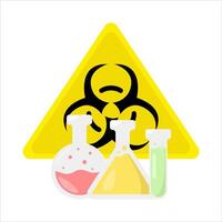 radiation, potion with water radiation illustration vector