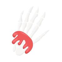 bone hand illustration vector