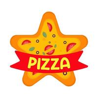 Illustration of pizza vector