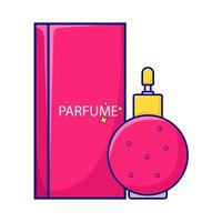 ilustración de perfume vector