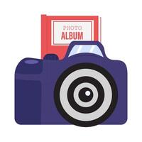 álbum foto libro ilustración vector