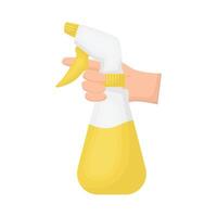 Illustration of spray bottle vector