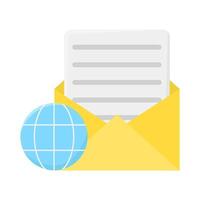 email with internet illustration vector