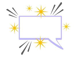 Comic Book Speech Bubble Illustration vector