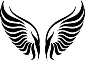 Angel Wings - Minimalist and Flat Logo - Vector illustration