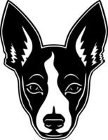 basenji, minimalista y sencillo silueta - vector ilustración