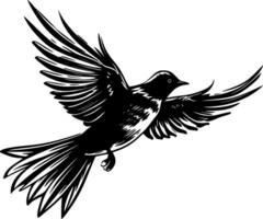 pájaro - alto calidad vector logo - vector ilustración ideal para camiseta gráfico