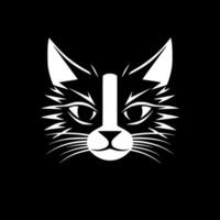 gato, negro y blanco vector ilustración