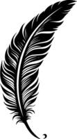 Feather - High Quality Vector Logo - Vector illustration ideal for T-shirt graphic