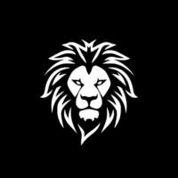 Lion - Black and White Isolated Icon - Vector illustration