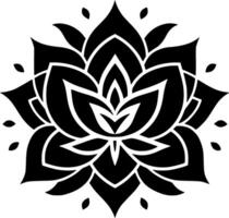 Mandala, Minimalist and Simple Silhouette - Vector illustration