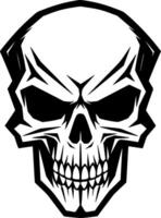 Skull, Minimalist and Simple Silhouette - Vector illustration