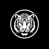 tigre, minimalista y sencillo silueta - vector ilustración