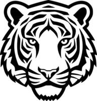 Tiger, Minimalist and Simple Silhouette - Vector illustration