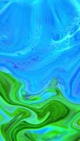 Vertical Liquid Color Paint Patterns Texture Top View. Multicolor Liquid Paint Surface. video