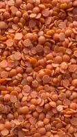 Vertical Video of Oranges Lentils as Background