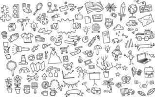 Cute Line Art Corporate Business Presentation Icons vector