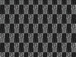 Abstract retro lettering black and white background pattern vector