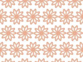 decorative abstract flower seamless pattern vector