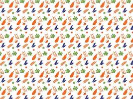 Abstract natural leaf vector background pattern