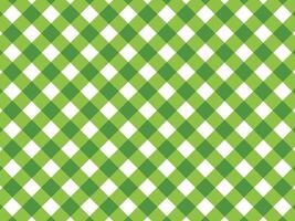 Green and white checkered background. Seamless pattern. vector