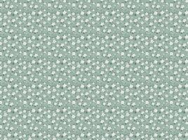 Beautiful seamless vintage floral pattern with flower and green leaves. Vector texture. Trend print for textiles and wallpaper on isolated background.
