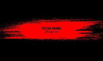 abstract black red grunge background vector