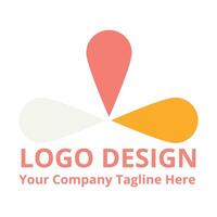 resumen diseño concepto para marca logo, vector