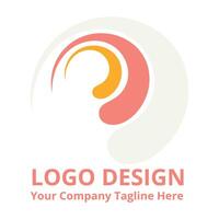 resumen diseño concepto para marca logo, vector