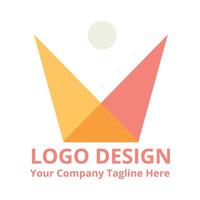 resumen diseño concepto para marca logo, vector