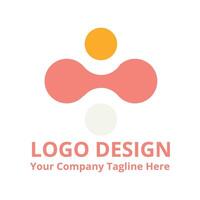 resumen diseño concepto para marca logo, vector