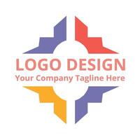 resumen diseño concepto para marca logo, vector