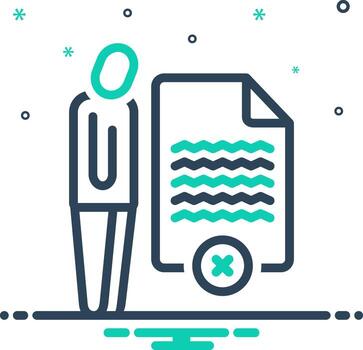 Vector mix icon for default