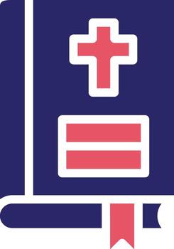 icono de vector de biblia