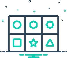 Vector mix icon for categories