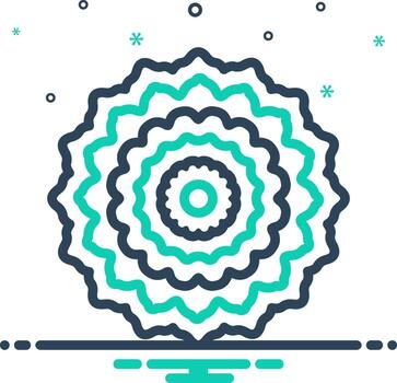 Vector mix icon for macro