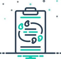 Vector mix icon for phrases