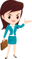 business woman standing character png