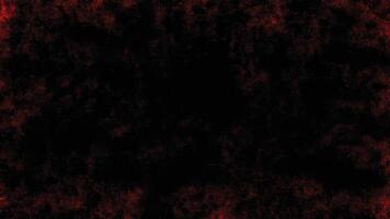 Distressed red grunge texture on dark background, vector