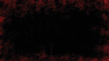 Distressed red grunge texture on dark background, vector