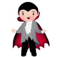 illustration av en söt vampyr eller dracula png