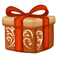 Christmas gift box present png